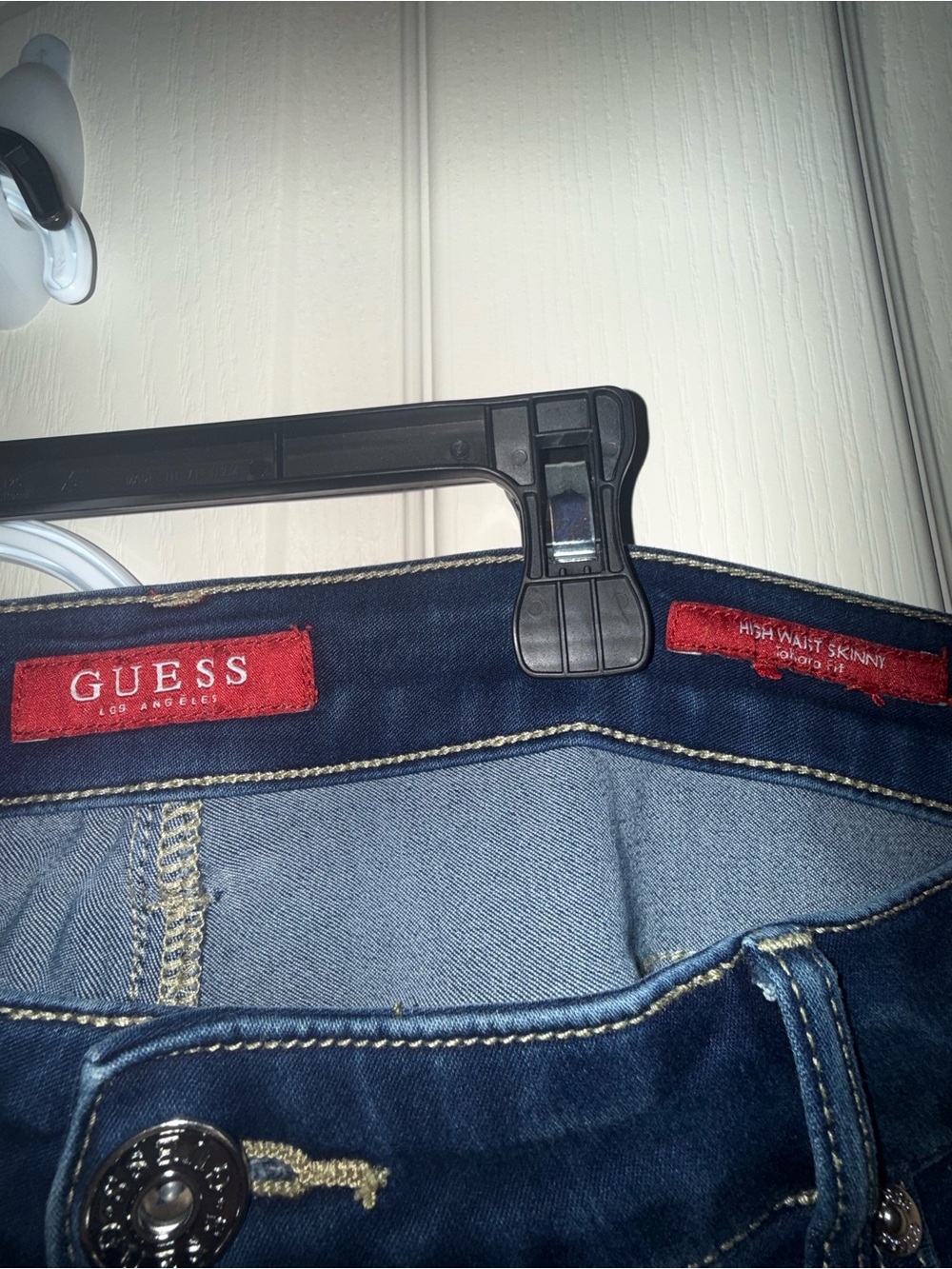 GUESS Men’s Skinny Jeans in Dark Indigo Denim
